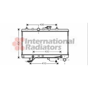 Rio 2000 2005 Su Radyatörü A T 350X645X25 (Oem No:25310Fd000)