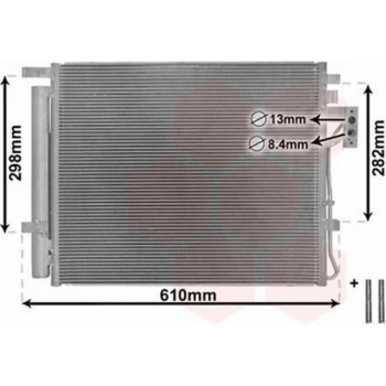 Sorento 2009  Klima Radyatörü Kurutucu İle Brazıng 498X436X16 (Oem No:976062P000)