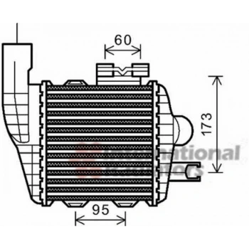 Tucson Sportage 2004 2010 Turbo Radyatörü Ara Sogutucu (Oem No:2827127250)