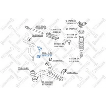 Land Rover Range Rover Discovery Iı 1995 2002 Z Rotu Ön  (Oem No:Rgd100682)