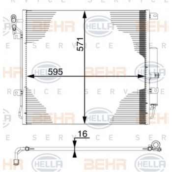 Land Rover Range Rover Discovery Iıı 2004 2010 Klima Radyatörü  (Oem No:Jrb500030)