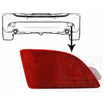 Mazda 3 (Bl) Hb 2009 2013 Reflektör Arka Sağ  (Oem No:Bcw8515L0B)