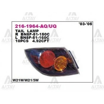 Stop Lambası Mazda-3 2003-2005 Hb. Şeffaf Dış Sol (1 Adet)