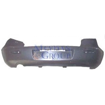 2003-2006 Mazda 3 Sd Arka Tampon Siyah (Plaka-Reflektör Delikli Tyg) (Adet) (Oem No:Bn8V50221Faa)