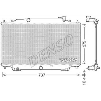 Mazda 3 (Bm, Bn) 2014  Su Radyatörü Manuel 375X728X16 (Oem No:Pe2015200)