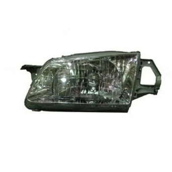 1999-2002 Mazda 323 Familia Far Lambası Sol Manuel Park Deliksiz (Şeffaf Camlı) (H4) (Famella) (Adet) (Oem No:Bj1V51040B)