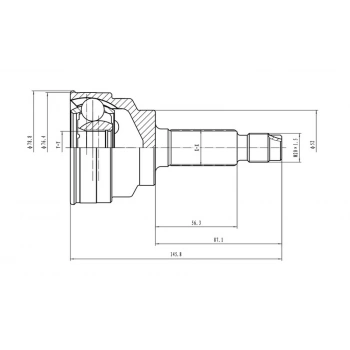 Aks Körüğü 323 1999-2002  Dış Bt-1508
