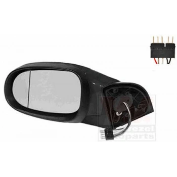 Mercedes 168 1997 2004 Dış Dikiz Aynası Sol 5Pın Kapaklı Cam Dahıl (Oem No:A1688100176)