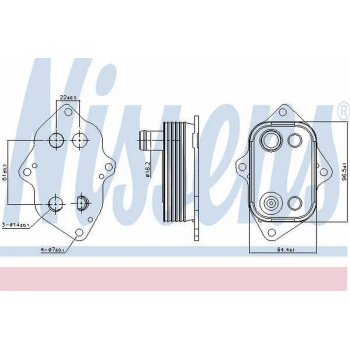 W168 414 1998 2005 Yağ Soğutucusu  (Oem No:A6681800065)