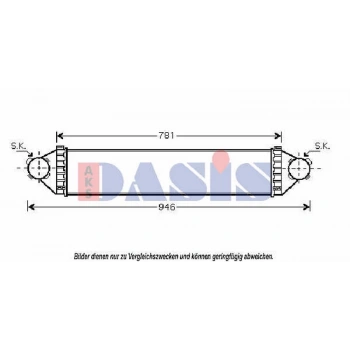 W169 245 2004 2011 Turbo Radyatörü  (Oem No:A1695000900)