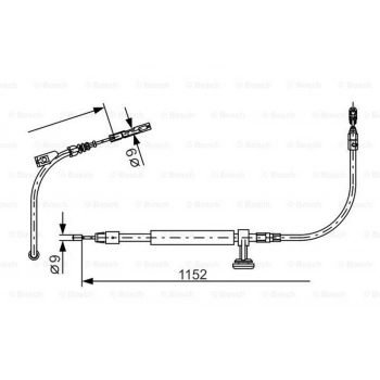W204 207 2007  El Fren Teli Arka  (Oem No:A2044201085)