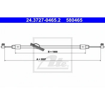 W204 207 2007  El Fren Teli Ön  (Oem No:A2044201485)
