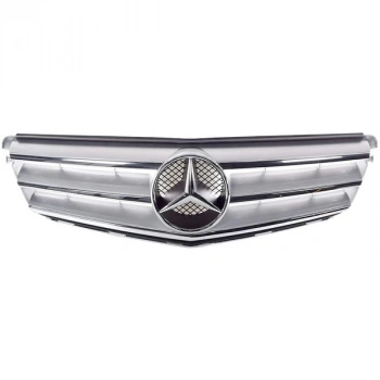2011-2013 Mercedes C Class W204 Ön Panjur Gümüş Gri (Nikelaj Kaplamalı) (Oem No:A2048800023)