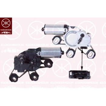 W203 T Model 2001 2007 Silecek Motoru Arka  (Oem No:A2038205342)