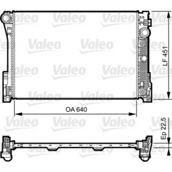 W204 2007 2013 Su Radyatörü  (Oem No:A2045002203)