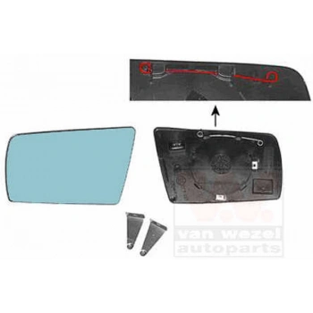 Mercedes 202 210 1996 2000 Ayna Camı Sol Rezıstanslı (Oem No:A2028100721)