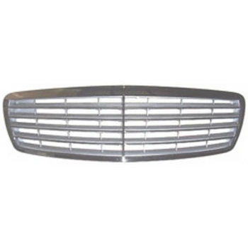 2003-2006 Mercedes E Class W211- Ön Panjur Nikelaj Çerçeve-İç Petek Gümüş Gri (9Çıtalı)(Elegance)(Tüv) (Adet) (Oem No:21188003837246)