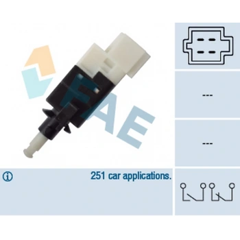 W211 169 906 639 2001 2010 Fren Pedal Müşürü  (Oem No:A0015454409)