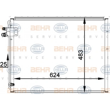 W210 1995 2002 Klima Radyatörü  (Oem No:A2108300570)