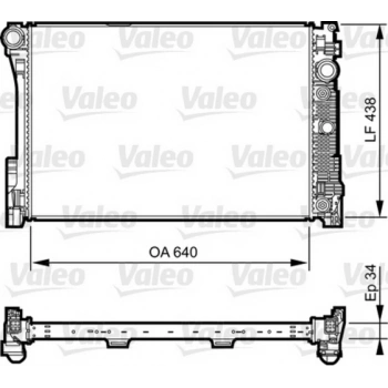 W204 212 207 Glk X204 2007 2014 Su Radyatörü  (Oem No:A2045001203)