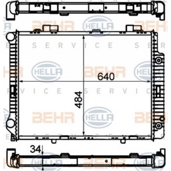 W210   E280 E320 95 98 Su Radyatörü  (Oem No:A2105000903)