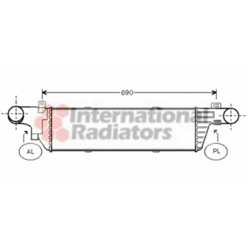 W210 1996 1999 Turbo Radyatörü  (Oem No:A2105001200)