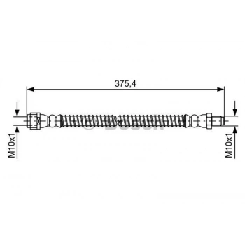 W221 222 216 217 2005 2013 Fren Hortumu Arka 350Mm (Oem No:A2214200248)