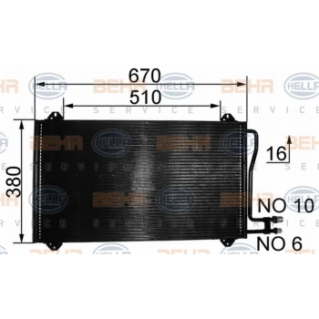 Sprinter901 902 903 904 1999 2006 Klima Radyatörü  (Oem No:A9015000454)