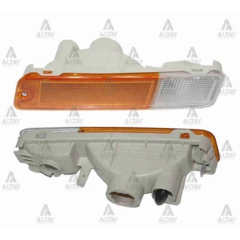 Sinyal Lambası Tampon L-200  1999-2005 Sarı-Beyaz Sol (1 Adet) (Oem No: Mr109133)