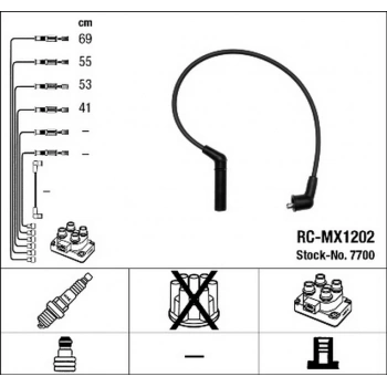 Buji Kablosu Lancer - Excel Oem No: Sew Md997423