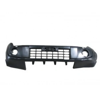 2007-2011 Mitsubishi Pajero Ön Tampon Siyah (Kendinden Panjurlu Sis-Dodik Delikli) (Tyg) (Adet) (Oem No:6400F214)