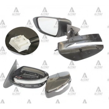 Dış Dikiz Aynası Juke 2014-2017 Elektrikli Isıtmalı Sinyalli Sol (Oem No:96302-3Ym4B) (Adet)