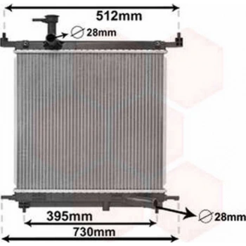 Micra (K13) 1.2 2011  Su Radyatörü Manuel 400X428X16 (Oem No:214101Hc1A)