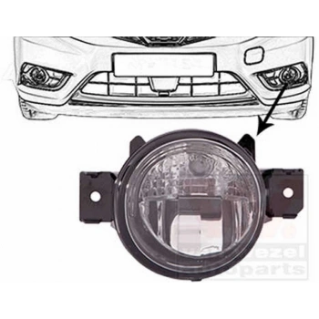 Navara (D23) 2016  Sis Farı Sol  (Oem No:261551Ha0B)