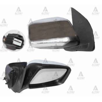 Dış Dikiz Aynası Pıckup 2008 Sonrası  Navara Elektrikli Isıtmalı Sinyalli Otomatik Katlanır Krom Sağ (Oem No:96301-4X10A) (Adet)
