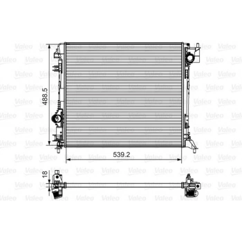 Qashqai (J11) 1.5 Dcı 2014  Su Radyatörü Manuel 540X468X16 (Oem No:214104Ea0A)