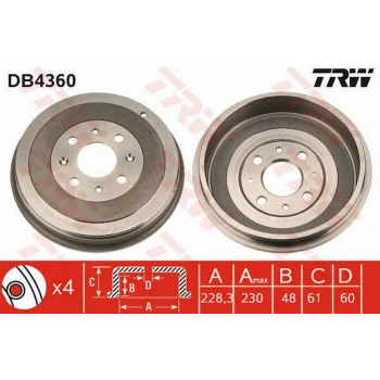 Corsa D Corsa E Adam   G.Punto 2008  Kampana Arka  (Oem No:568003)