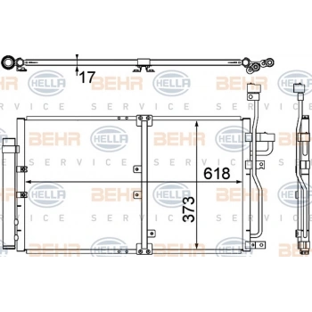 Captiva Antara 2007  Klima Radyatörü Al Al (Oem No:20759648 96805196  96629581 20759647)