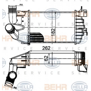 Astra H 2007  Turbo Radyatörü Al Pl Brz (Oem No:6302076)