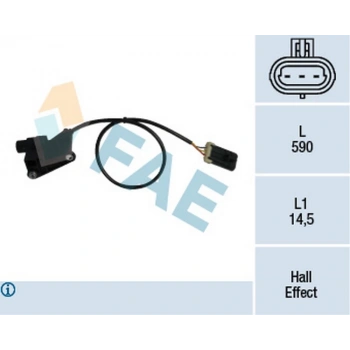 Astra F G Corsa B Vectra B 1996 2001 Eksantrik Devir Sensörü 3 Fıslı (Oem No:6238000)