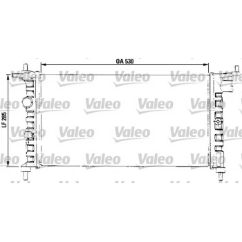 Corsa B Combo B 93 96 Su Radyatörü  (Oem No:1300149)