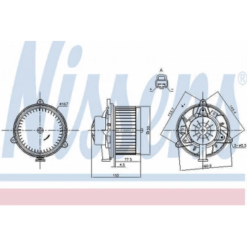 İnsignia A Meriva B 2009  Kalorifer Motoru  (Oem No:1845712)