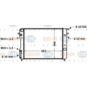 Omega B 1994 2003 Su Radyatörü Al Pl Brz Otomatık Sanzuman (Oem No:6302006)