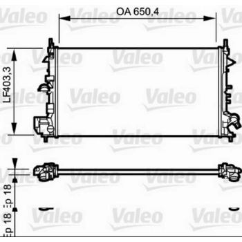 Vectra C 2006 2008 Su Radyatörü  (Oem No:1300283)