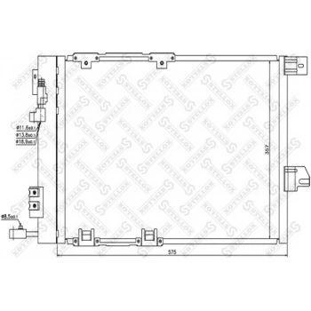 Astra G Zafira A 1998 2001 Klima Radyatörü Al Al (Oem No:1850292 1850057 1850055)