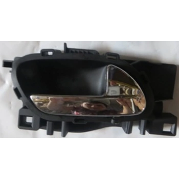 2006-2012 Peugeot 207 Ön Kapı İç Açma Kolu Sağ Siyah (Elceği Nikelajlı)  (Adet) (Oem No:9143L9)