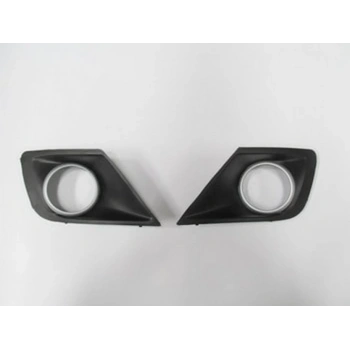 2009-2012 Peugeot 207 Sis Lamba Kapağı Sağ-Sol Set (2 Parça) Sis Delikli Çerçevesi Gri (Adet) (Oem No:7452Zzx)