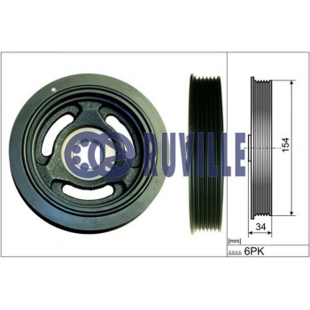 207 2006  Krank Kasnağı  (Oem No:0515T3)