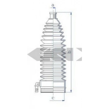 Partner Tepee 2007  Direksiyon Rot Körüğü  (Oem No:406682)