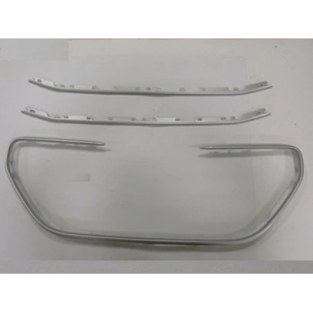 2013-2016 Peugeot 301 Ön Panjur Dış Gri ( Krom değildir ) Çıtası (3 Parça) Set (Adet) (Oem No:1608715980)